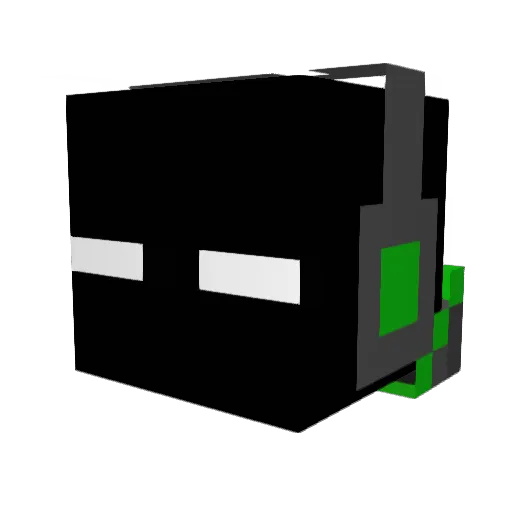 LanceGlance Minecraft avatar head, 3D render
