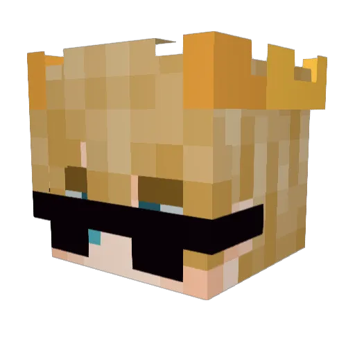 LanceTheLord Minecraft avatar head, 3D render