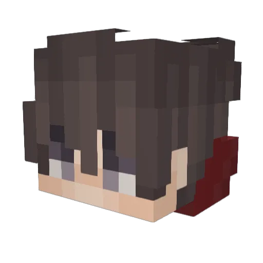 LancelotMx Minecraft avatar head, 3D render