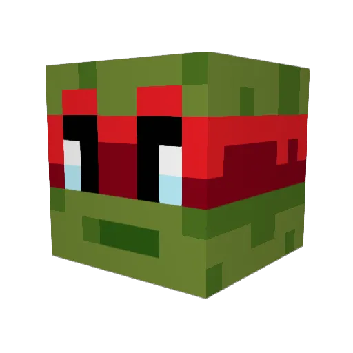 Lancelott69 Minecraft avatar head, 3D render