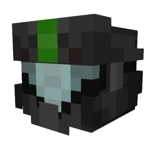 Lancer98 Minecraft avatar head, 3D render
