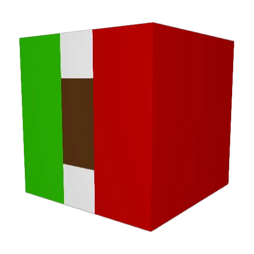 LancerCrown Minecraft avatar head, 3D render