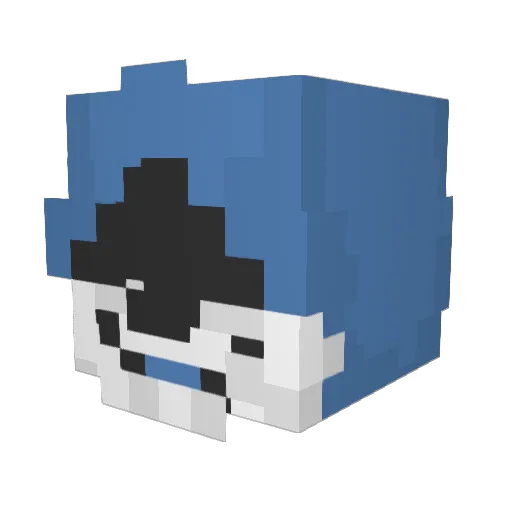 Lancer__ Minecraft avatar head, 3D render