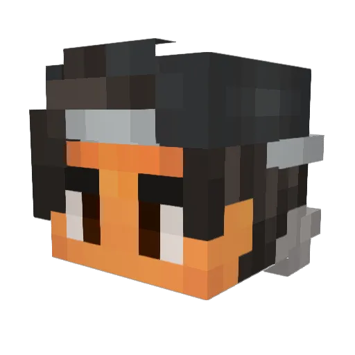 LanceuhLot Minecraft avatar head, 3D render