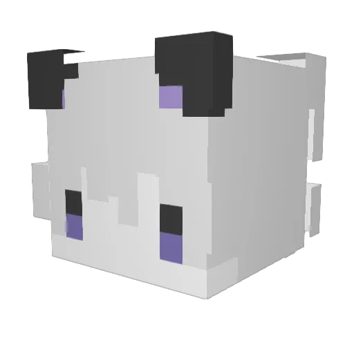 Lancheng0127 Minecraft avatar head, 3D render