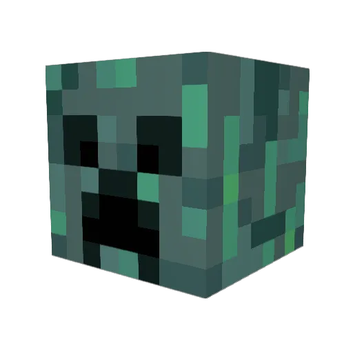 Lanchmaere Minecraft avatar head, 3D render