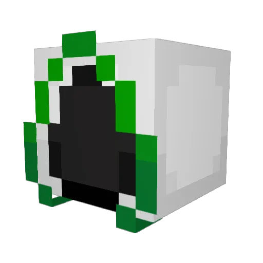 LancrX Minecraft avatar head, 3D render