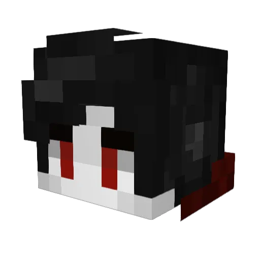LandOfTheN Minecraft avatar head, 3D render
