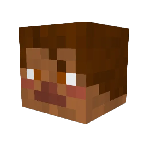 LandRover0110 Minecraft avatar head, 3D render
