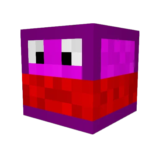 LandX Minecraft avatar head, 3D render