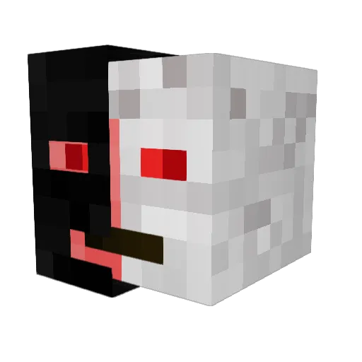 Landead1 Minecraft avatar head, 3D render