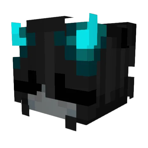 Landga Minecraft avatar head, 3D render