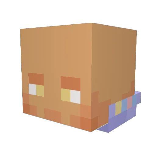 Landi274 Minecraft avatar head, 3D render