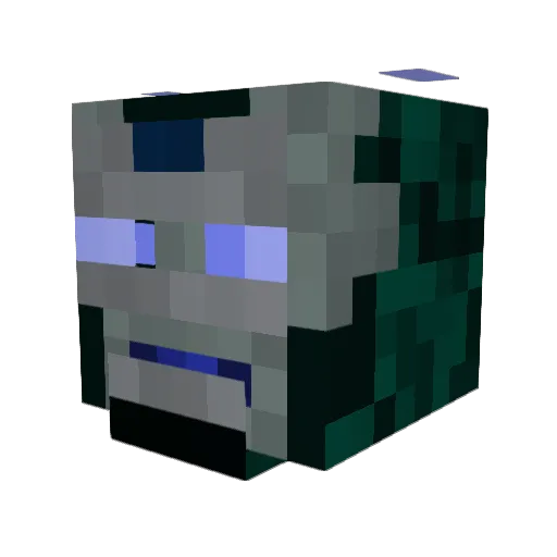 LandoLegend Minecraft avatar head, 3D render