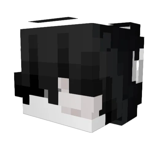 Landon7x Minecraft avatar head, 3D render