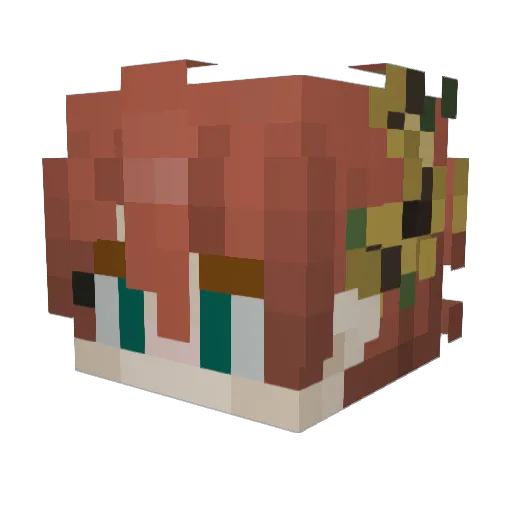 LandonRTKM Minecraft avatar head, 3D render