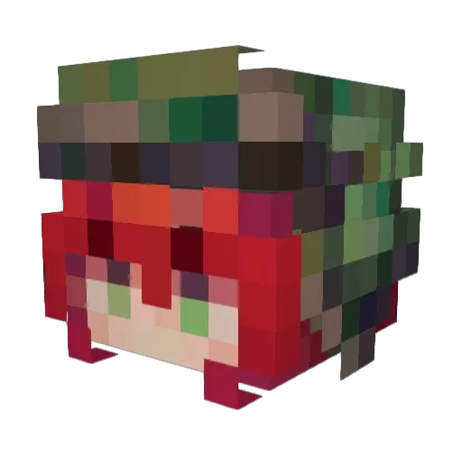 LandonSP Minecraft avatar head, 3D render