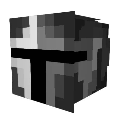 Landowolf77 Minecraft avatar head, 3D render