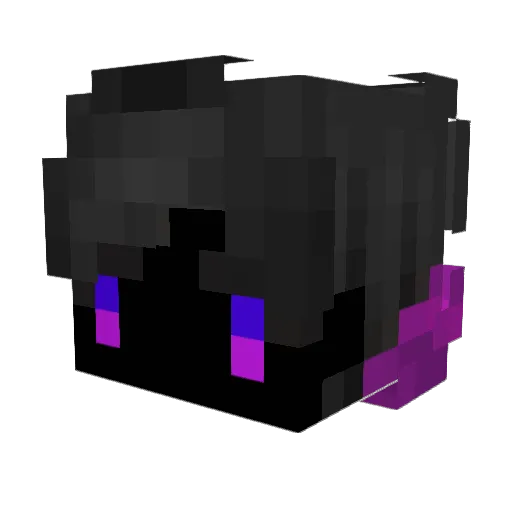 LandrEst Minecraft avatar head, 3D render