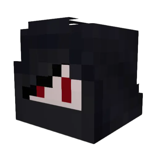 LaneOfTerror Minecraft avatar head, 3D render