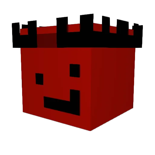 LaneTrays Minecraft avatar head, 3D render