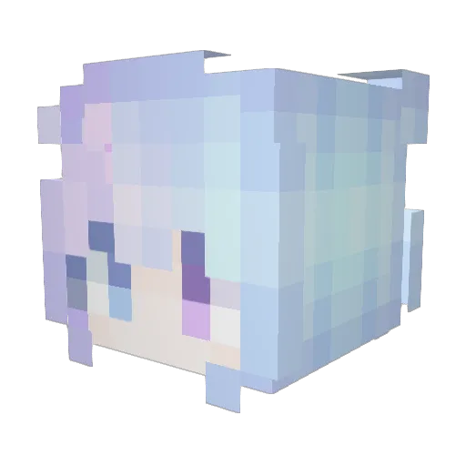 Lane_Y Minecraft avatar head, 3D render