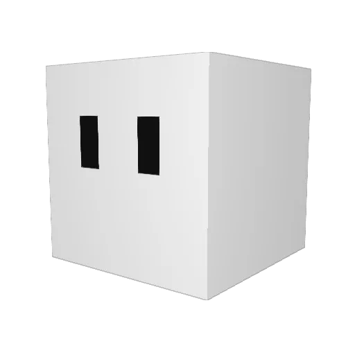 Lane_m Minecraft avatar head, 3D render
