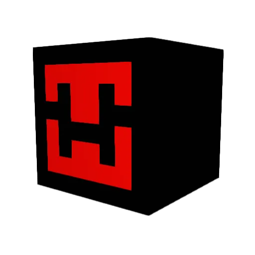 LanetheVTuber Minecraft avatar head, 3D render