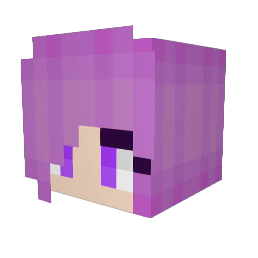 LaneyBug_ Minecraft avatar head, 3D render