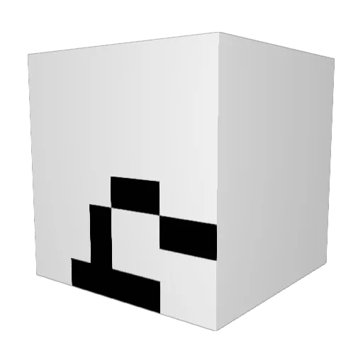 Lang3n Minecraft avatar head, 3D render