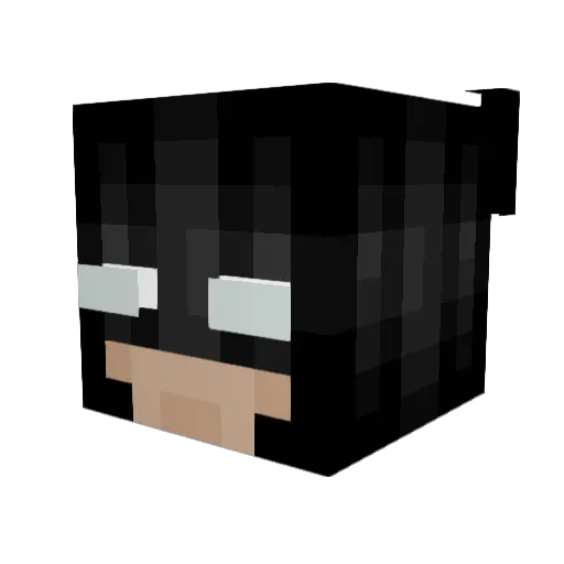Langduo Minecraft avatar head, 3D render