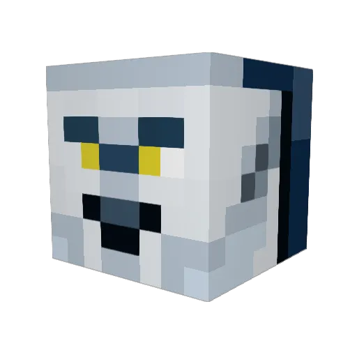 LangeAntenne Minecraft avatar head, 3D render