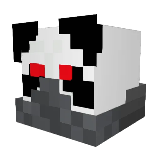 Langee21 Minecraft avatar head, 3D render