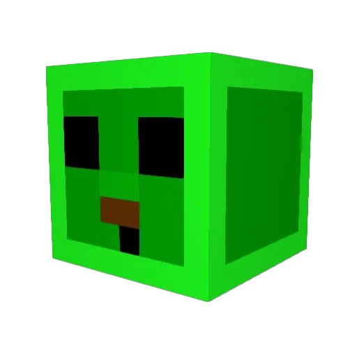 Langerz_04 Minecraft avatar head, 3D render