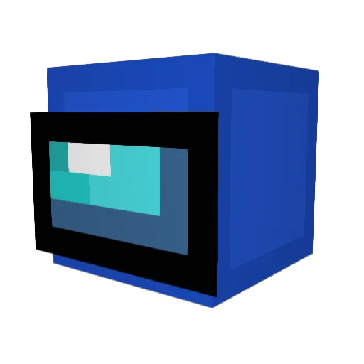 Langorillo Minecraft avatar head, 3D render