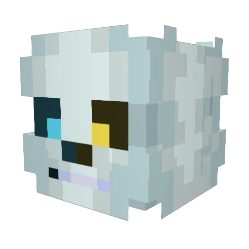 LangsloveDerpson Minecraft avatar head, 3D render