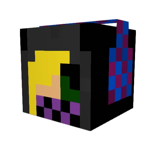 Lani1304 Minecraft avatar head, 3D render