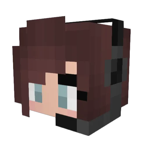 Lanie052501 Minecraft avatar head, 3D render