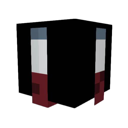 Laninjo Minecraft avatar head, 3D render