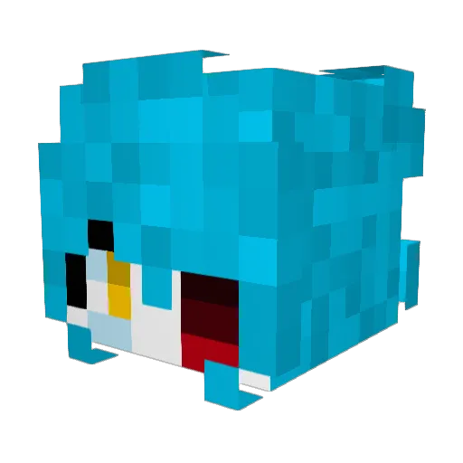 Lanman546 Minecraft avatar head, 3D render