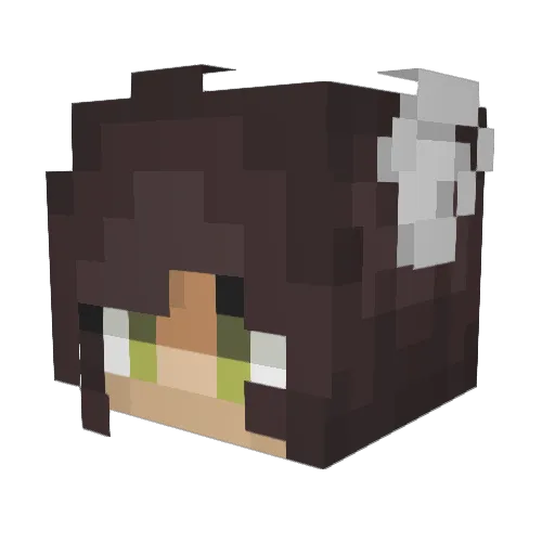 Lanna_Davis Minecraft avatar head, 3D render