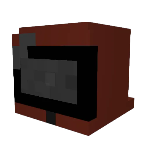 Lannoo Minecraft avatar head, 3D render