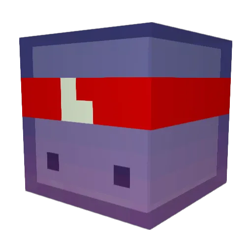 LanretLin_Kiro Minecraft avatar head, 3D render