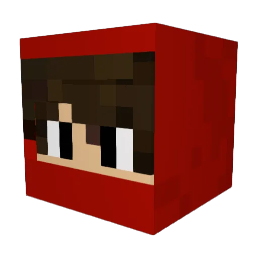 LansternGarden Minecraft avatar head, 3D render