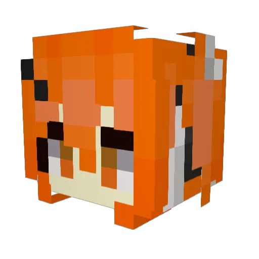 LantaTH2548 Minecraft avatar head, 3D render