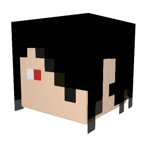 Lantan1225 Minecraft avatar head, 3D render
