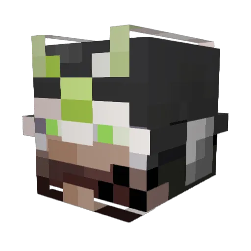 Lantern_501 Minecraft avatar head, 3D render