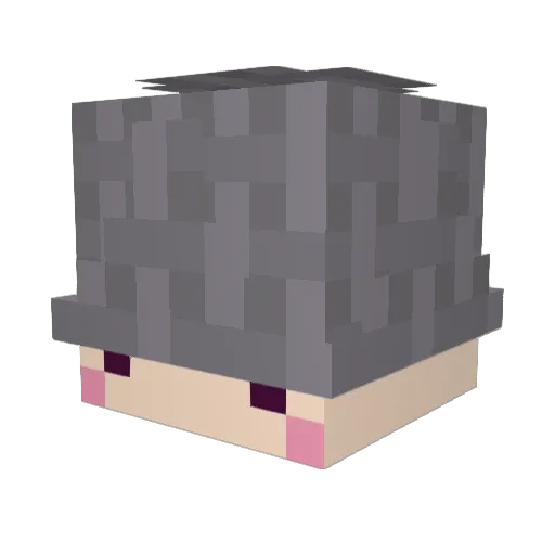 Lantern_HAT Minecraft avatar head, 3D render