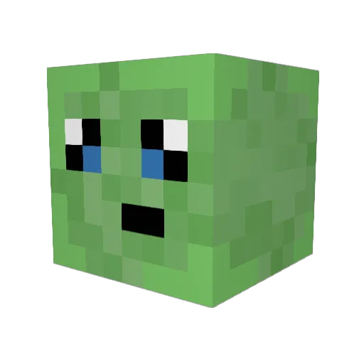 LanterneFar Minecraft avatar head, 3D render