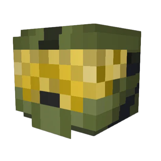 Lanthlord Minecraft avatar head, 3D render